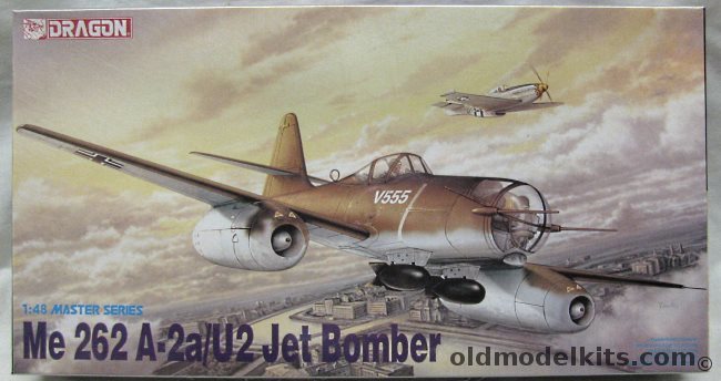 DML 1/48 Messerschmitt Me-262 A-2a/U2 Jet Bomber - Master Series Issue (Me262A1a), 5529 plastic model kit